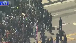 Protests intensify in Los Angeles after Trump deploys hundreds of National Guard troops